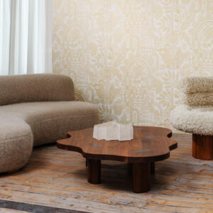 Arte Embleme Joie behang in kleur White Gold (30810) - Interieur impressie