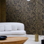 Arte Embleme Joie behang in kleur Black Gold (30811) - Interieur impressie
