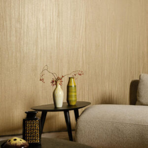 Arte Embleme Pristine behang in kleur Antique Gold (23525A) - Interieur impressie