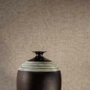 Arte Essentials les tricots Tulle behang in kleur Umber (73082) - Interieur impressie