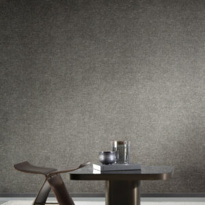 Arte Essentials les nuances Chanderi behang in kleur Onyx (91508) - Interieur impressie