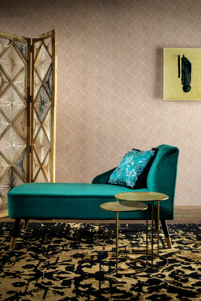 Arte Essentials travellers Macrame behang in kleur 11003 (11003) - Interieur impressie