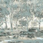 Arte Essentials brushed suede Sherwood behang in kleur Bister (59642) - Product close-up