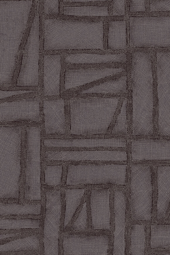 Arte Essentials-costura Bojagi behang in kleur Onyx (57544) - Product close-up