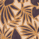 Arte Essentials-costura Botanis behang in kleur Orange Ginger (57582) - Product close-up
