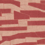 Arte Essentials costura Gabarit behang in kleur Pimento Blush (57563) - Product close-up