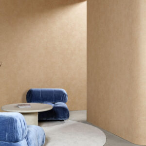 Arte Essentials kaolin Calcaire stucco behang in kleur Nude (30307) - Interieur impressie