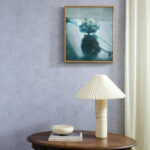 Arte Essentials kaolin Calcaire stucco behang in kleur Lilac (30317) - Interieur impressie