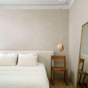 Arte Essentials kaolin Fragment behang in kleur Dove (30333) - Interieur impressie