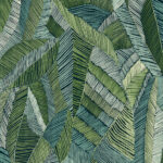 Arte Essentials les tricots Chintz behang in kleur Forest (73103) - Product close-up