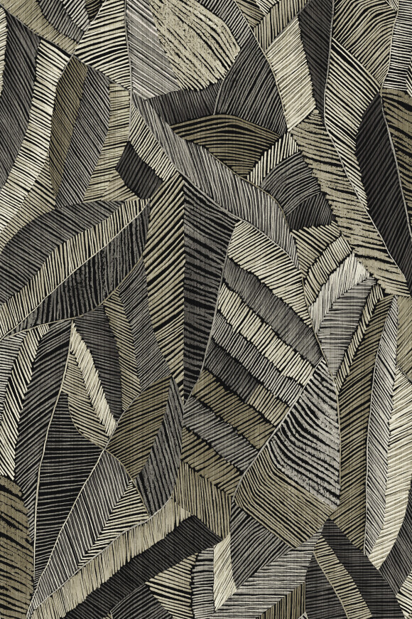 Arte Essentials les tricots Chintz behang in kleur Shadow (73104) - Product close-up