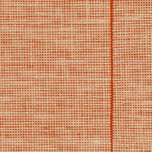Arte Essentials-les-naturels Le Raphia Tissé behang in kleur Chilli (26747) - Product close-up