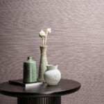 Arte Essentials les naturels Le sisal behang in kleur Mauve (26708) - Interieur impressie