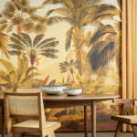 Arte Essentials les naturels Reverie tropicale behang in kleur Golden Hour (26771) - Interieur impressie