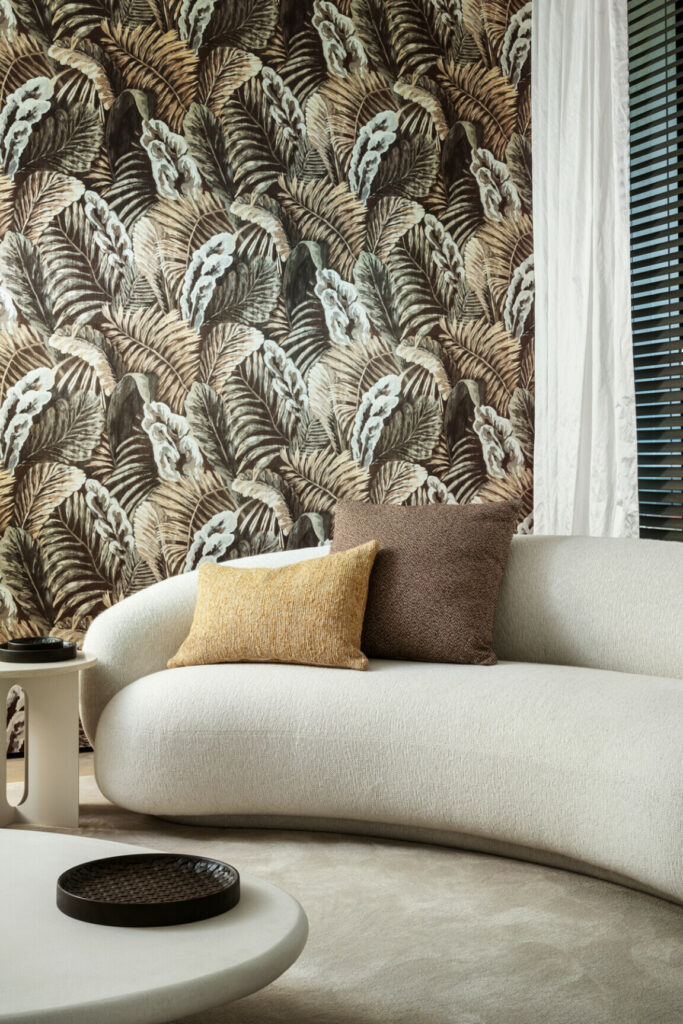 Arte Essentials les naturels Verdure behang in kleur Winter Garden (26762) - Interieur impressie