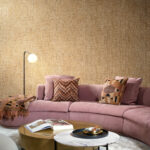 Arte Essentials palette Cashmere behang in kleur Tan (73061A) - Interieur impressie