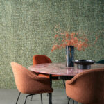 Arte Essentials palette Cashmere behang in kleur Fern (73064A) - Interieur impressie