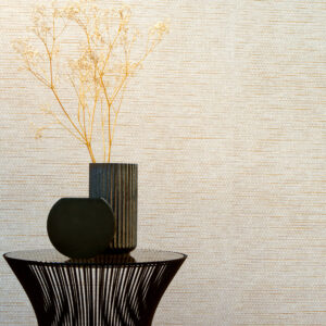 Arte Essentials palette Le papier tisse behang in kleur Eggshell (60504A) - Interieur impressie