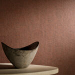 Arte Essentials palette Tulle behang in kleur Brick (73091B) - Interieur impressie