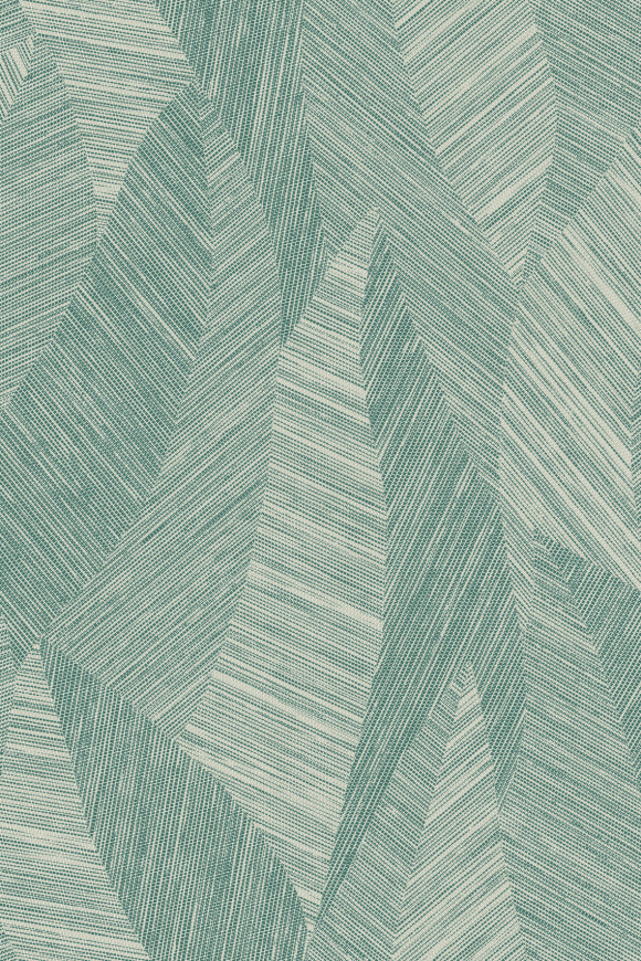 Arte Essentials-tangram Bounty behang in kleur Eucalyptus (24022) - Product close-up