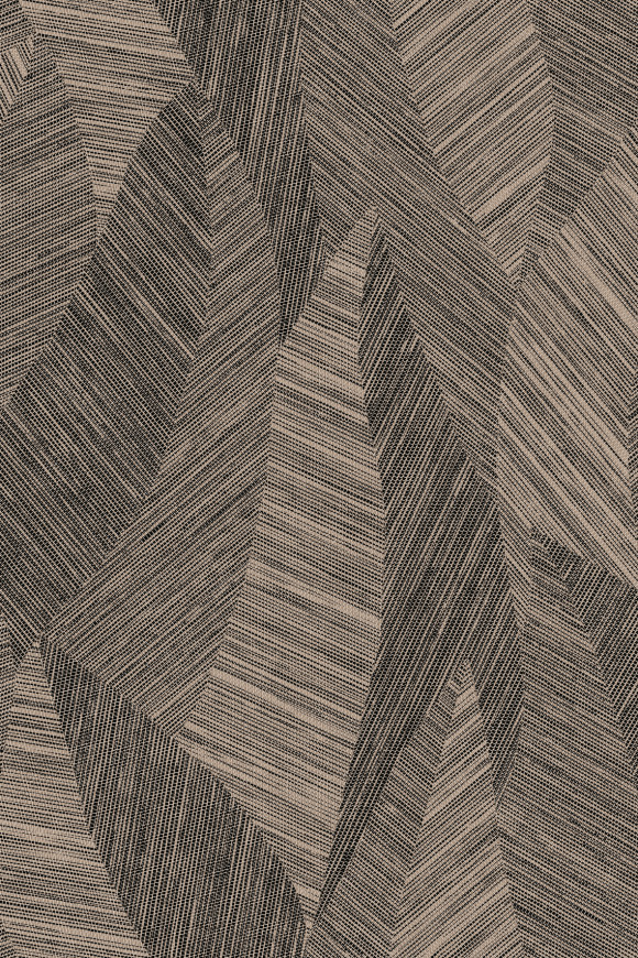 Arte Essentials-tangram Bounty behang in kleur Taupe (24026) - Product close-up