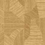 Arte Essentials-tangram Caprice behang in kleur Ochre (24002) - Product close-up