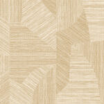 Arte Essentials-tangram Caprice behang in kleur Sand (24005) - Product close-up