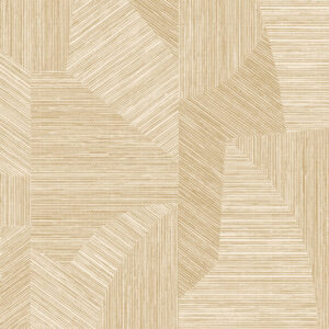 Arte Essentials-tangram Caprice behang in kleur Sand (24005) - Product close-up