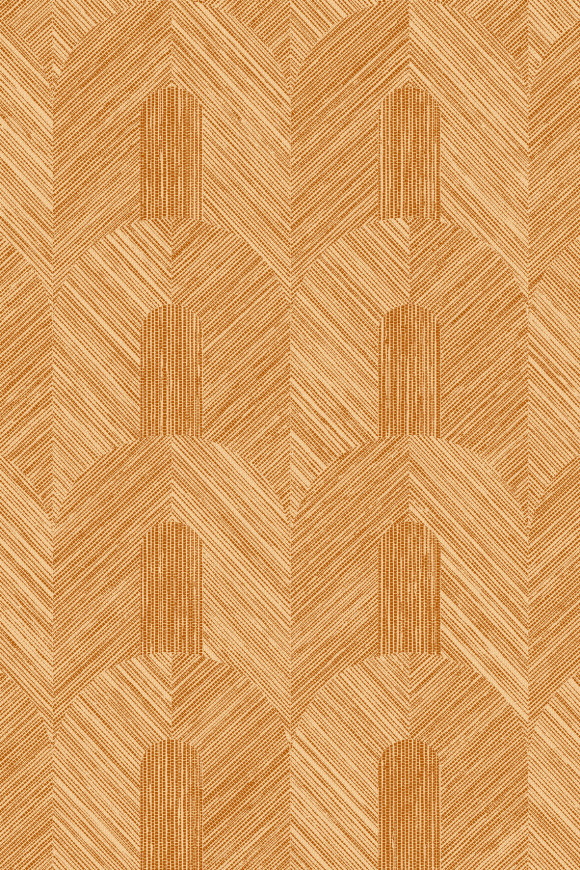 Arte Essentials tangram Dome behang in kleur Amber (24060) - Product close-up