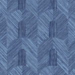 Arte Essentials tangram Dome behang in kleur Cerulean (24061) - Product close-up