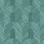 Arte Essentials-tangram Dome behang in kleur Lagoon (24062) - Product close-up