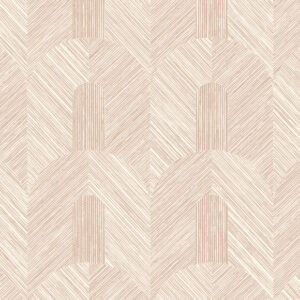 Arte Essentials tangram Dome behang in kleur Blush (24063) - Product close-up