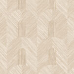 Arte Essentials-tangram Dome behang in kleur Straw (24066) - Product close-up