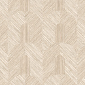 Arte Essentials-tangram Dome behang in kleur Straw (24066) - Product close-up