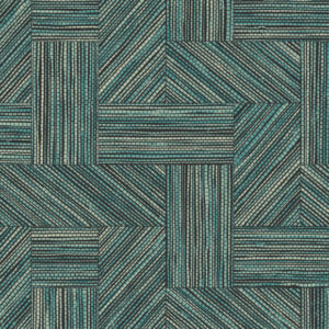 Arte Essentials tangram Intarsio behang in kleur Ocean (24041) - Product close-up