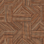 Arte Essentials-tangram Intarsio behang in kleur Burnt Sienna (24042) - Product close-up