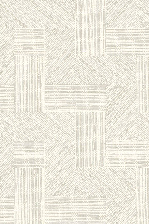 Arte Essentials-tangram Intarsio behang in kleur Linen (24043) - Product close-up