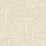 Arte Essentials-tangram Intarsio behang in kleur Sand (24044) - Product close-up