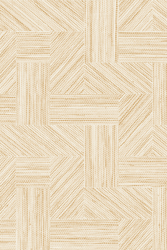 Arte Essentials-tangram Intarsio behang in kleur Mustard (24045) - Product close-up