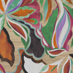 Arte Essentials tangram Myriad behang in kleur Summer Bouquet (24100) - Product close-up