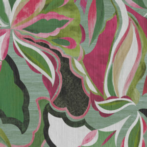 Arte Essentials tangram Myriad behang in kleur Pistachio Pink (24101) - Product close-up