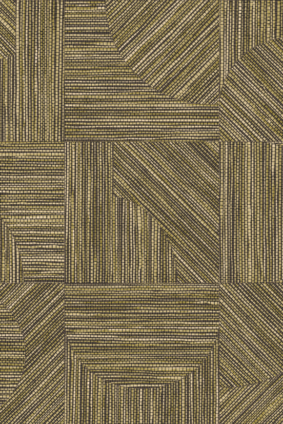 Arte Essentials-tangram Splice behang in kleur Moss (24082) - Product close-up