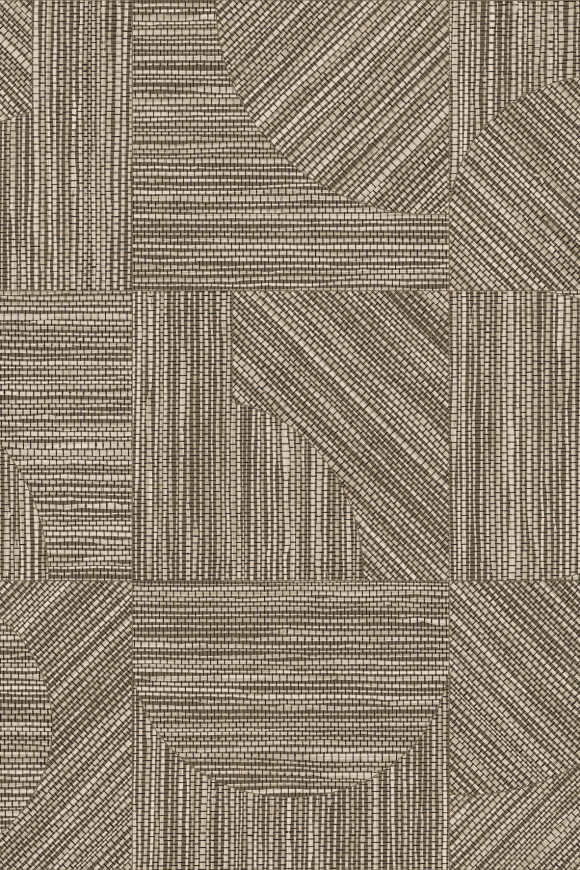 Arte Essentials tangram Splice behang in kleur Sandstone (24085) - Product close-up