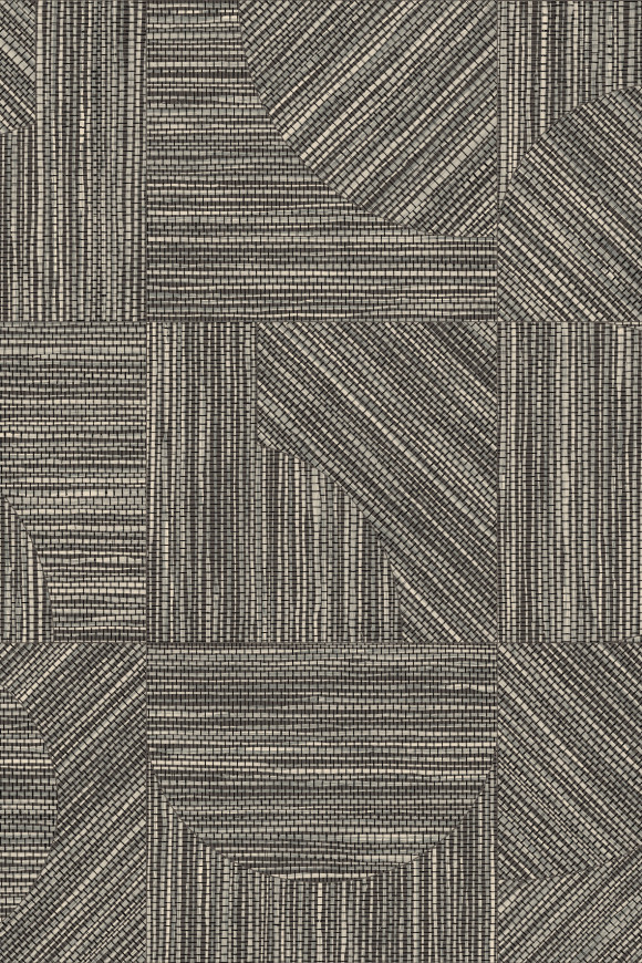 Arte Essentials-tangram Splice behang in kleur Aged Cedar (24086) - Product close-up