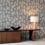 Arte Essentials totem Esparto africano behang in kleur Beige Sapphire (18942) - Interieur impressie