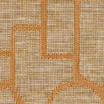 Arte Essentials totem Esparto iberico behang in kleur Ginger (18910) - Product close-up