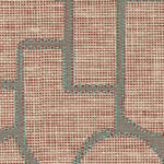 Arte Essentials totem Esparto iberico behang in kleur Terra Teal (18912) - Product close-up