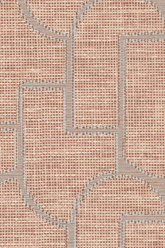 Arte Essentials-totem Esparto Ibérico behang in kleur Nutmeg (18916) - Product close-up