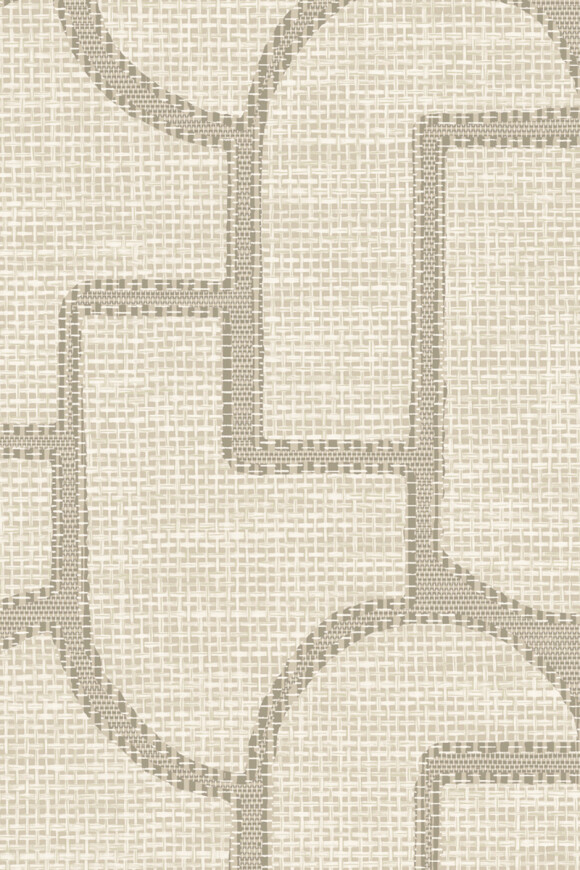 Arte Essentials-totem Esparto Ibérico behang in kleur Ecru (18917) - Product close-up