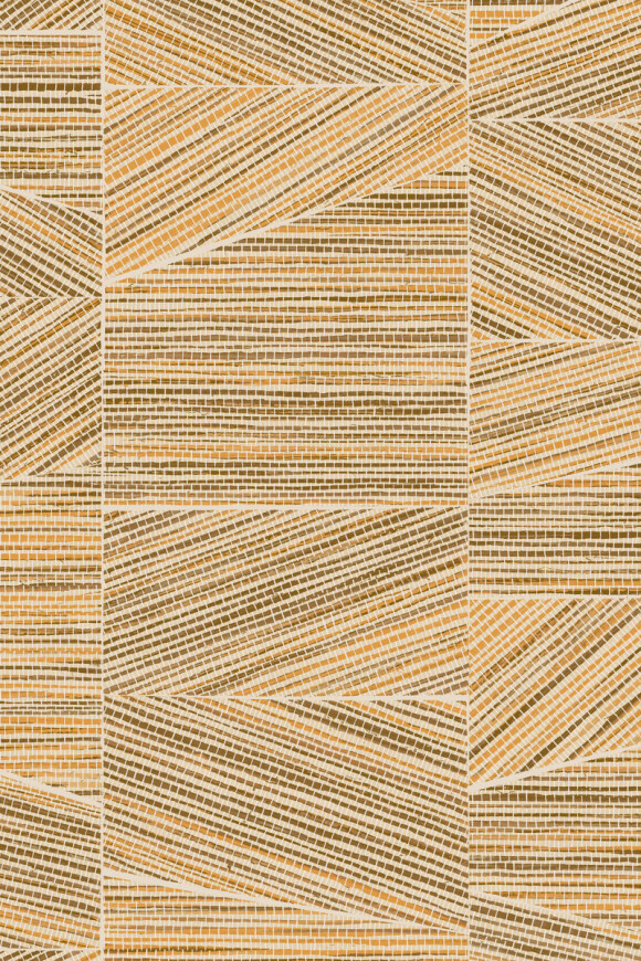 Arte Essentials-totem Infinity behang in kleur Ochre Brown (18933) - Product close-up